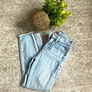 High Waisted Skinny Cropped Jeans
